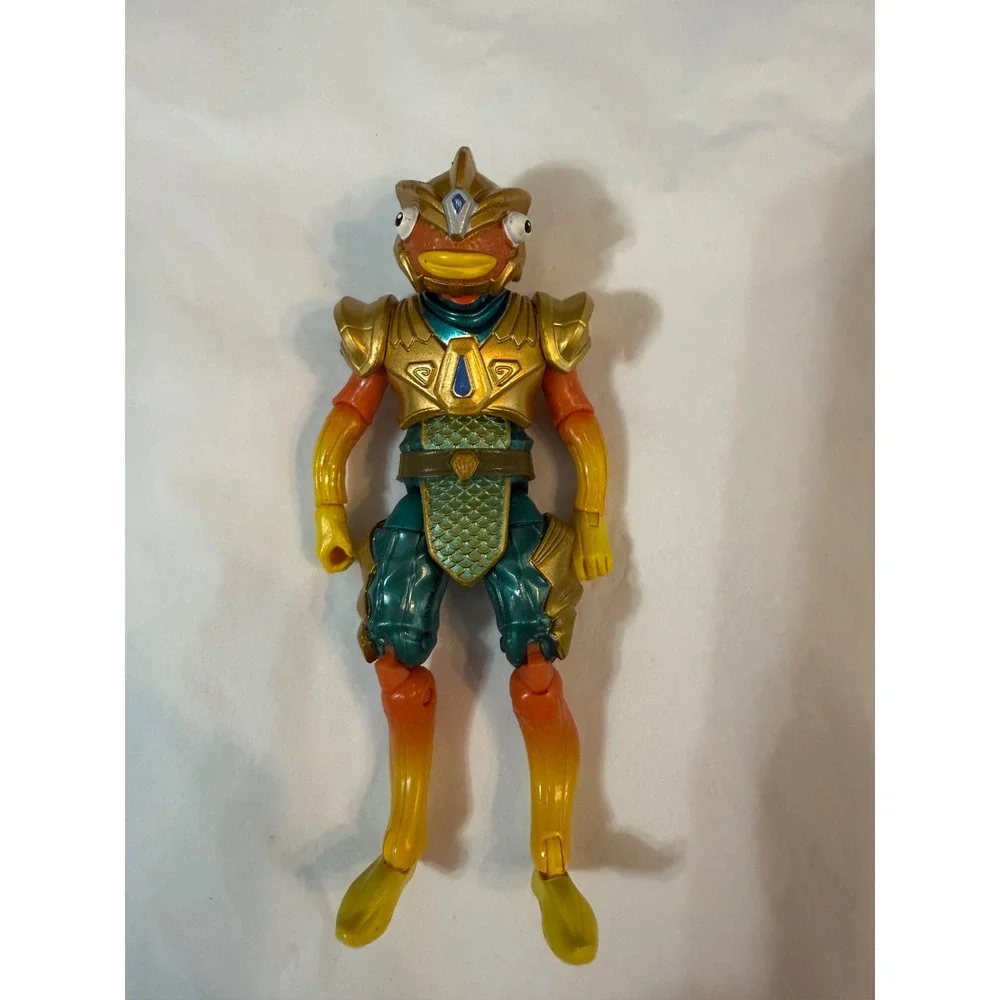 Fortnite Atlantean Fishstick Action‎ Figure 4 Inch Articulated Gold Teal Armor